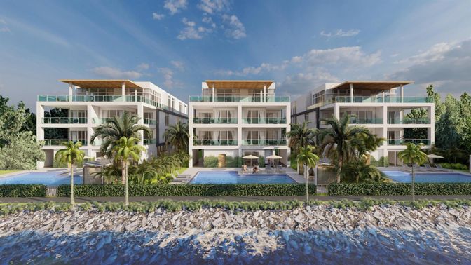 Exterior, Facade, Condo Building