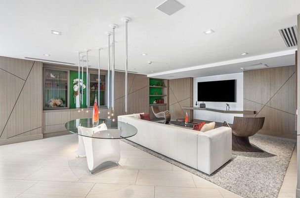 Interior, Living room, Recessed Lighting