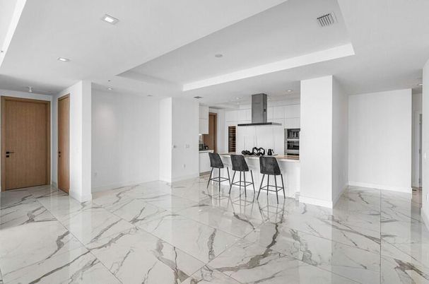 Interior, Kitchen, Marble, Recessed Lighting