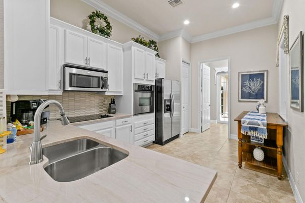 Interior, Kitchen, Recessed Lighting, Stainless Steel Appliances