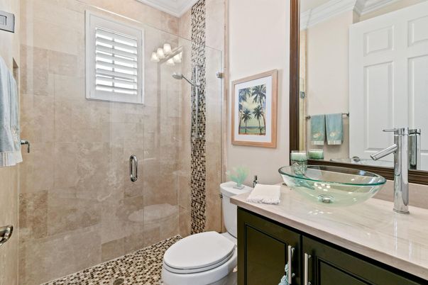 Bathroom, Glass Shower, Interior
