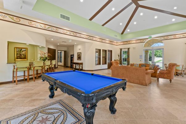 Billiard Table, Game Room, Interior, Living room, Recessed Lighting