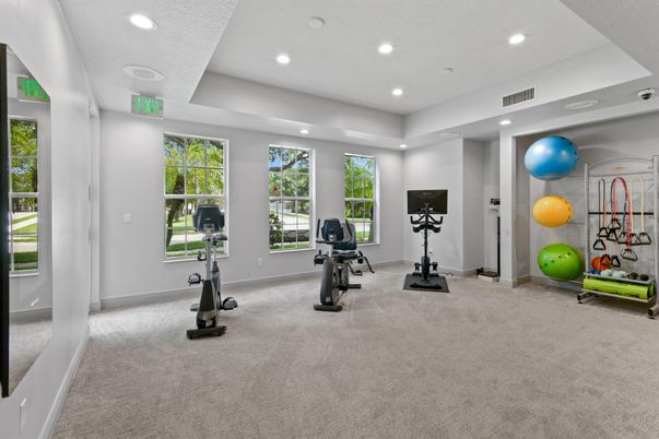 Fitness Equipment, Interior, Recessed Lighting