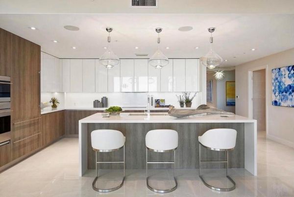 Interior, Kitchen, Pendant Lights, Recessed Lighting