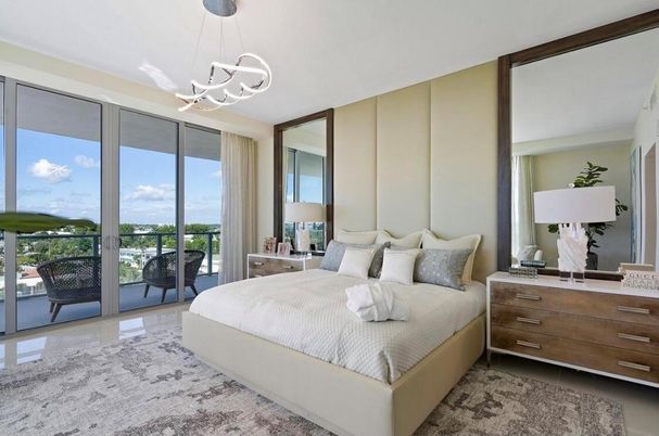 Bedroom, Interior, Pendant Lights