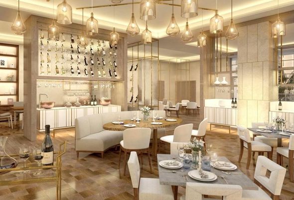 Dining room, Interior, Pendant Lights
