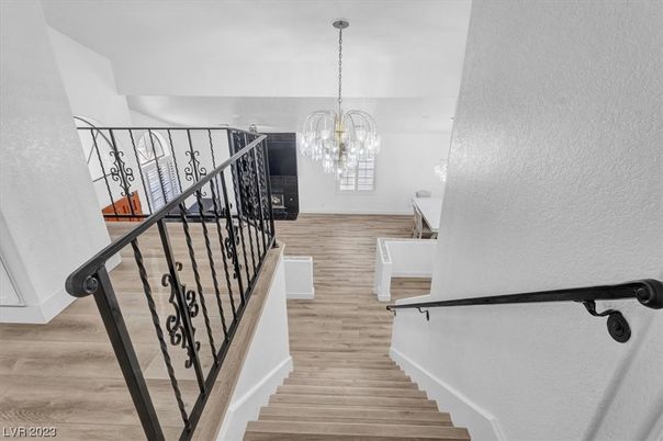 Chandelier, Interior, Wood Texture Flooring
