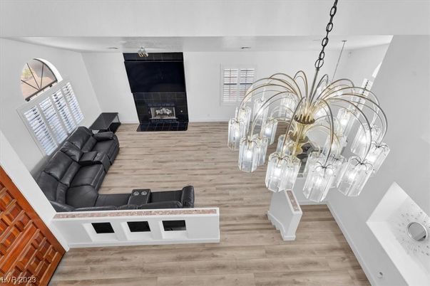 Fireplace, Interior, Wood Texture Flooring