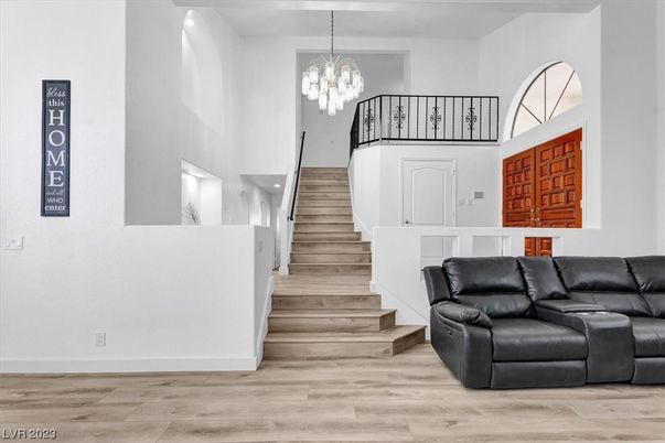 Chandelier, Interior, Wood Texture Flooring