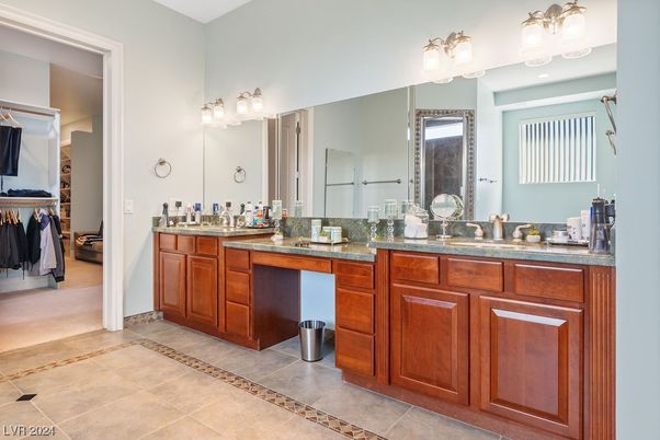 Bathroom, Dual Sink Vanities, Interior, Walk-in Closets