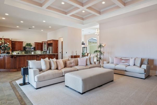 Interior, Kitchen, Living room, Recessed Lighting, Stainless Steel Appliances