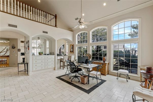 Home Office, Interior, Recessed Lighting