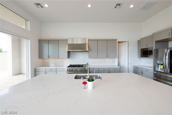 Interior, Kitchen, Recessed Lighting, Stainless Steel Appliances