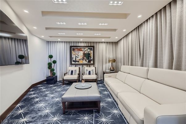 Interior, Living room, Recessed Lighting