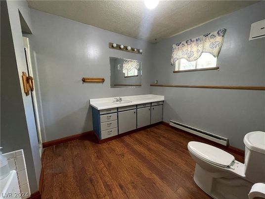 Bathroom, Interior, Wood Texture Flooring
