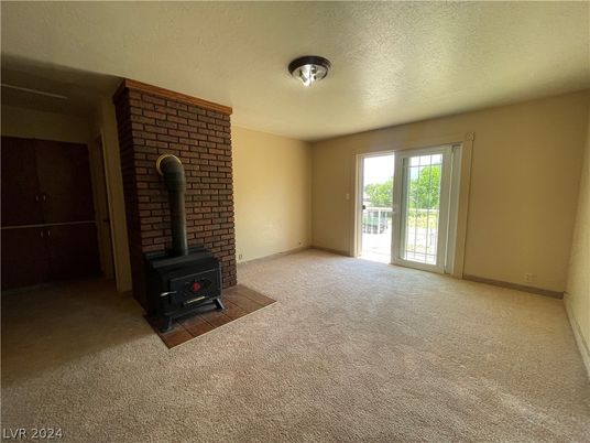 Empty room, Fireplace, Interior, Stone Walls