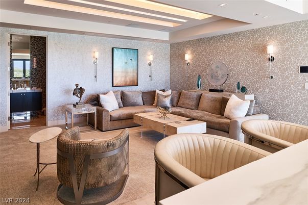 Interior, Living room, Recessed Lighting
