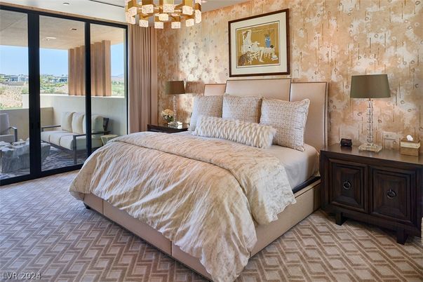 Bedroom, Interior, Pendant Lights