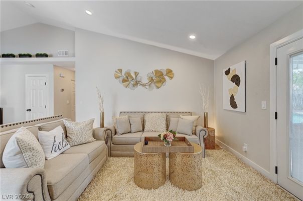 Interior, Living room, Recessed Lighting