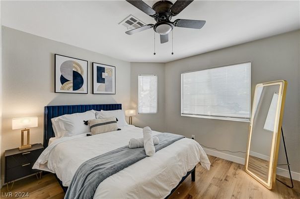 Bedroom, Interior, Wood Texture Flooring