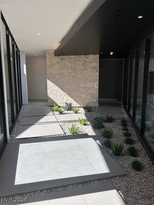 Interior, Recessed Lighting, Stone Walls