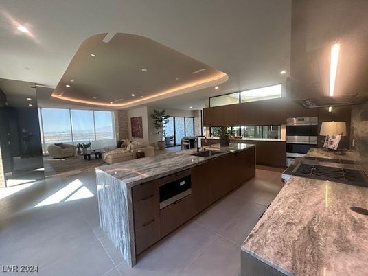Interior, Kitchen, Living room, Recessed Lighting, Stainless Steel Appliances