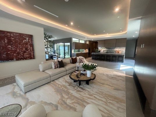 Interior, Kitchen, Living room, Recessed Lighting