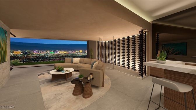 Interior, Living room, Wine Storage