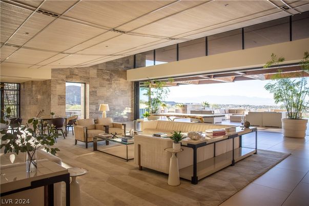 Interior, Living room, Stone Walls