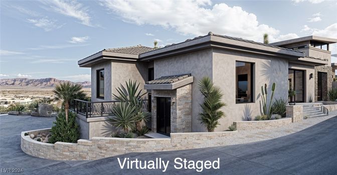 Exterior, Facade, Mediterranean