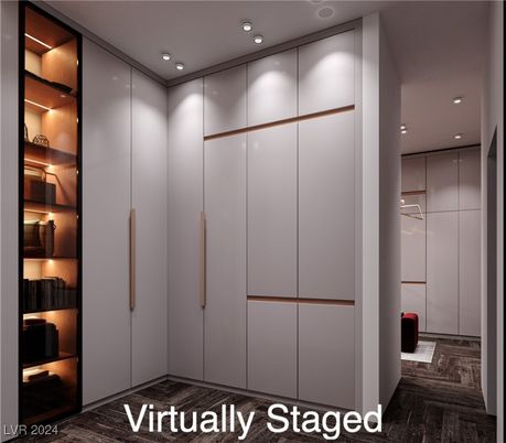 Interior, Recessed Lighting, Wood Texture Flooring