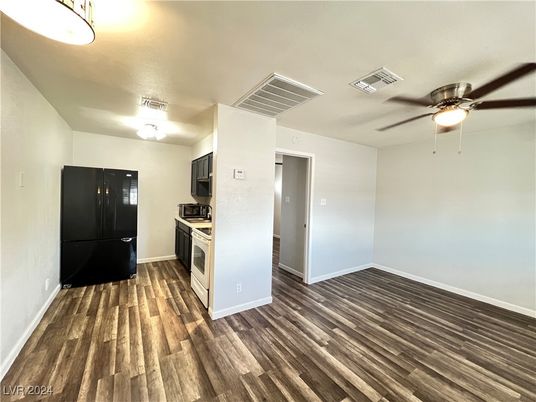 Interior, Kitchen, Wood Texture Flooring
