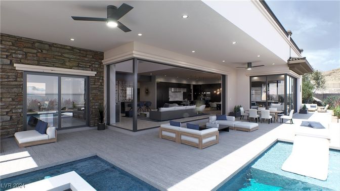 Exterior, Pool, Recessed Lighting