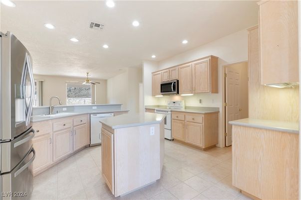 Interior, Kitchen, Recessed Lighting, Stainless Steel Appliances