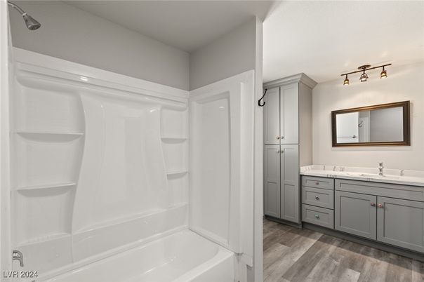 Bathroom, Interior, Wood Texture Flooring