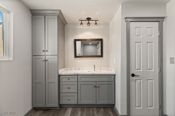Bathroom, Interior, Wood Texture Flooring