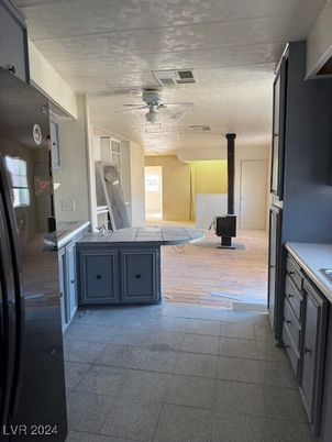 Fireplace, Interior, Kitchen
