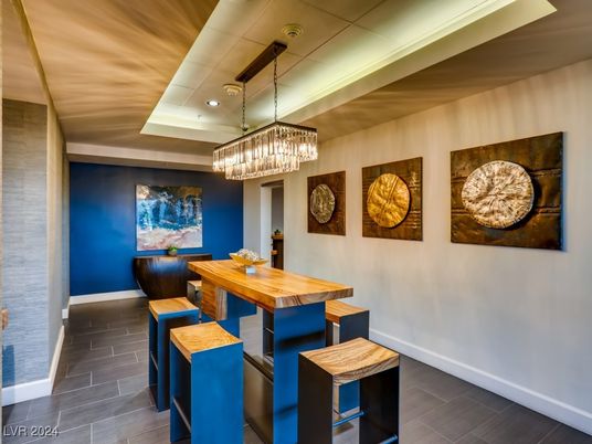 Chandelier, Dining room, Interior, Recessed Lighting, Wood Texture Flooring