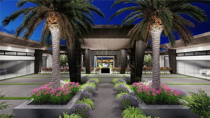 Attached, Exterior, Facade, Modern