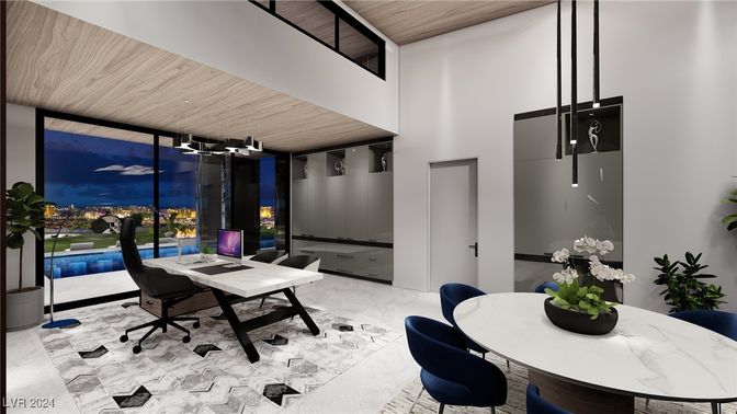 Dining room, Interior, Pendant Lights, Wooden Ceilings