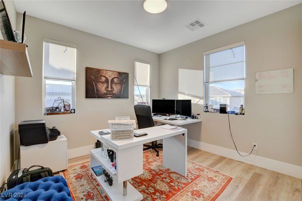 Home Office, Interior, Wood Texture Flooring