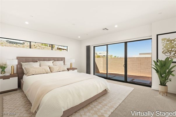 Bedroom, Interior, Recessed Lighting