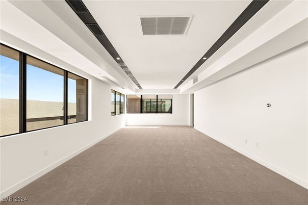 Empty room, Interior, Recessed Lighting