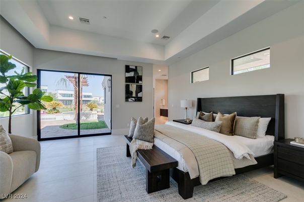 Bedroom, Interior, Recessed Lighting