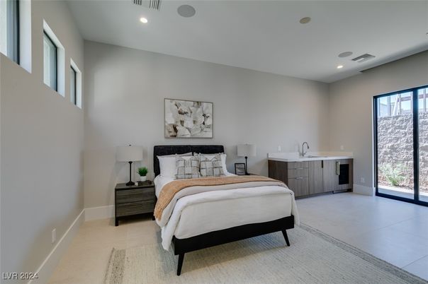 Bedroom, Interior, Recessed Lighting
