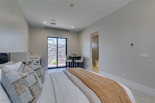 Bedroom, Interior, Recessed Lighting