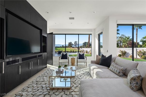 Interior, Living room, Recessed Lighting