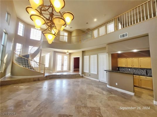 Chandelier, Interior, Recessed Lighting