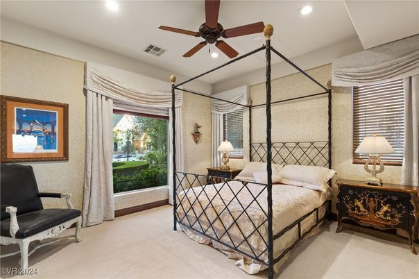 Bedroom, Interior, Recessed Lighting