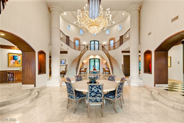 Chandelier, Dining room, Interior, Recessed Lighting
